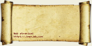 Jovana Trojić vizit kartica